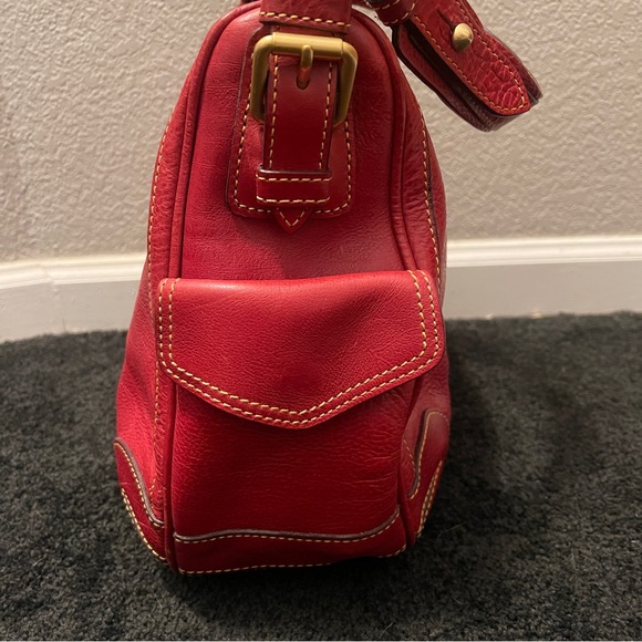 Dooney & Bourke Florentine Leather Side Pocket Hobo - Picture 11 of 12